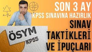 KPSS'YE SON 3 AYDA +85 PUAN İÇİN Nasıl Hazırlanmalı