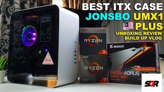 JONSBO UMX1 PLUS ● ITX CASE BUILD UP REVIEW & UNBOXING | RYZEN 3 2200G AMD PRISM COOLER  