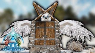 ASA How to build a Snow Owl Taming Trap - ARK: Survival Ascended