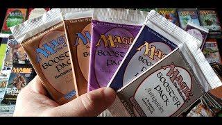 The Subtle Art of searching old Magic The Gathering Booster Packs