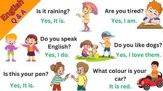 Daily Use Questions and Answers For Kids | Improve English Speaking Skills | English Practice