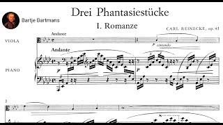 Carl Reinecke - 3 Fantasiestücke for Viola and Piano, Op. 43 (1857)