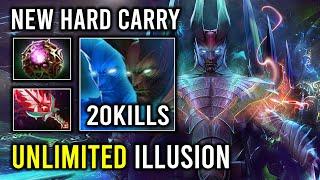 How to Create Unlimited Illusion Army with Octarine + Bloodthorn Hyper Carry Terrorblade Dota 2