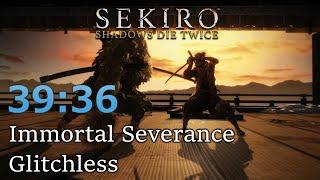 Sekiro Immortal Severance Glitchless Speedrun in 39:36 (FORMER WORLD RECORD)