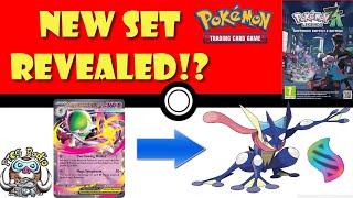 New Pokémon TCG Set Revealed! Ninja Spinner! Mega Greninja ex Coming!? (Pokémon TCG News)