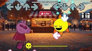 FNF: Peppa Pig Horror vs Mr Sun Sprunki| All Characters Replaced! | Mega MIX | Toyboy song
