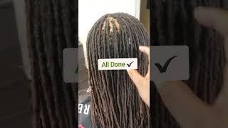 Men's Loc Maintenance #interlockingdreadlocks