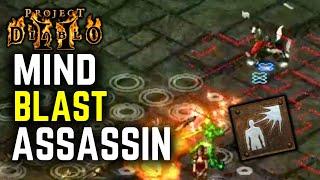 Project Diablo 2 Season 10 Mind Blast Assassin