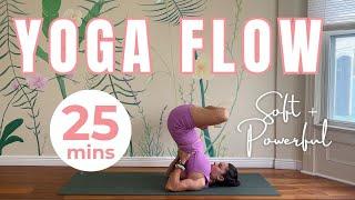 25 MINS YOGA FLOW ‍️ for ALIGNED ACTION Soft + Powerful Practice