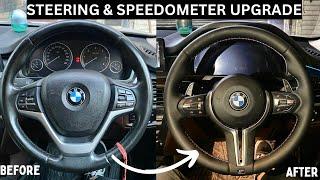 MSPORT STEERING & DIGITAL CLUSTER INSTALLED IN BMW X5 | PROCUSTOMCARS | DELHI