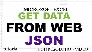 Excel JSON to Table - Import Data JSON from Web URL using Power Query - Part 2