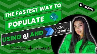 Discover the FASTEST Way to Populate a SharePoint Document Library Using AI, JSON and Power Automate