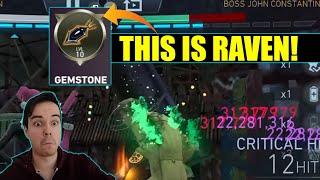 So They Made Raven Into An Artifact! Gemstone Is Insane Injustice 2 Mobile