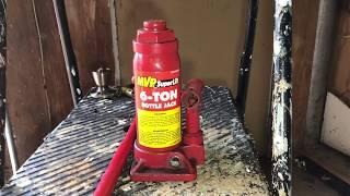 Hydraulic bottle jack tutorial