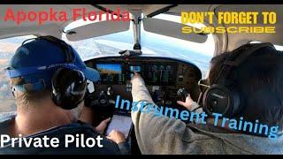 Private Pilot Instrument Training at Orlando Apopka X04 | D&J Aviation 1-19-24