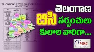 తెలంగాణ బిసి సర్పంచులు కులాల వారిగా | Telangana State BC Caste Sarpanches List in Telugu | MBC Times