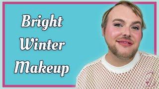 Bright Winter / Clear Winter Color Palette | Seasonal Color Analysis Makeup Tutorial 2023