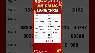 Xổ số An Giang ngày 19 tháng 6 - SXAG 19/6 - XSAG #xsag #xsmn