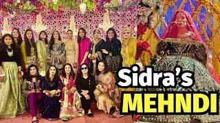 Sidra Amin ki Mehndi & Nikkah | All cricketers joined and enjoyed the event | my dancing skills 