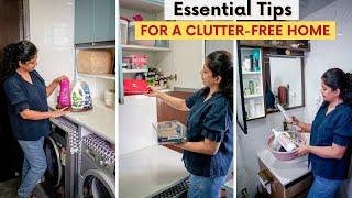 Essential Tips for a Clutter Free HOME | Easy Steps to a More Organized and Clean Home