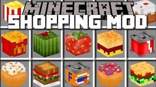 Minecraft SHOPPING MOD / OPEN UP STORES AND SELL PRODUCTS!! Minecraft