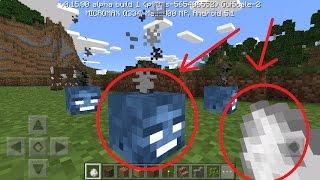 Секретный МОБ в MCPE. Голова Иссушителя в Minecraft PE 0.16.0 0.15.90 0.15.10 Секретное яйцо призыва