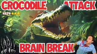  Crocodile Attack Brain Break | Kids Jungle Adventure and Fun Workout