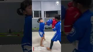 LITTLE GIRL SPARRING | 6 years old girls fight | THE FIGHTERS FACTORY