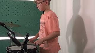 young drummer Lyonya Shilovsky October 2022