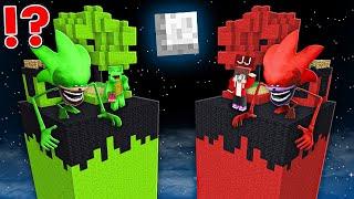 JJ and Mikey FOUND SHIN SONIC CHUNK Battle in Minecraft Challenge - Maizen JJ and Mikey Survive