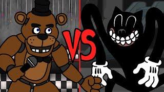 Cartoon Cat VS Freddy Fazbear (FlipaClip Animation)