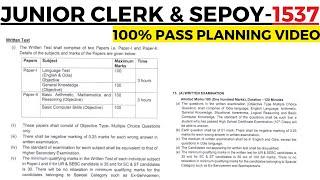 1537 Junior Clerk & Sepoy Odisha Police Vacancy 2024 IJunior Clerk sepoy planning video laxmidharsir