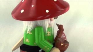 S1561 Steinbach Chubby Elve Mushroom Man Nutcracker