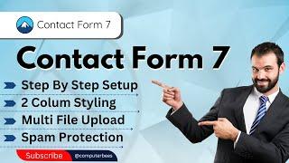 Contact Form 7 Set Up in WordPress | Contact Form 7 Styling | Drag & Drop Multiple File Upload