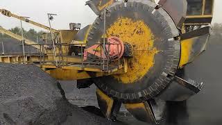 stacker reclaimer in coal handling plant #youtube #vlog