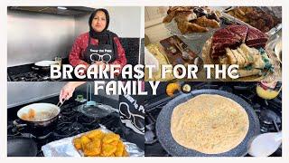 BREAKFAST FOR THE FAMILY | FAMILY TIME | FAMILY BREAKFAST | BREAKFAST 