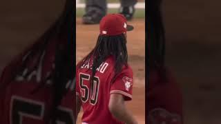 Adolis Garcia walk off home run in game 1 of the world series! #shorts #baseball #mlb