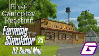 First Gameplay Reaction: Farming Simulator 25 USA Map Riverbend Springs | TheCombustionGamer