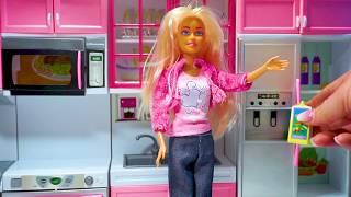 Mainan Masak-Masakan! Mainan Anak Dapur! Barbie Masak-Masakan! Barbie Kitchen Set