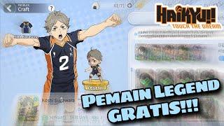 CARA MENDAPATKAN PEMAIN LEGEND KHOSI SUGAWARA - HAIKYU!! Touch The Dream #15