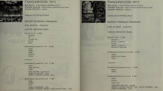 Karl Richter/ BSO Tanglewood 1974