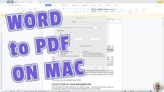 3 Ways to Convert Word to PDF on Mac