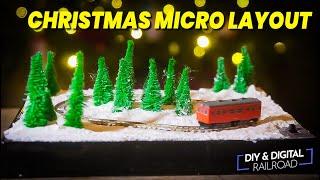 Build a Tiny Christmas Model Railroad