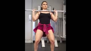 Bodybuilder Women shoulders workout at gym  | Gym Life Official