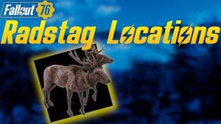 Fallout 76 - Radstag Locations