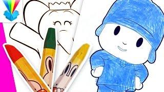 Kicsomi - Kiki :  Pocoyo színező ️