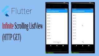 8- Flutter Infinite Scrolling ListView HTTP GET