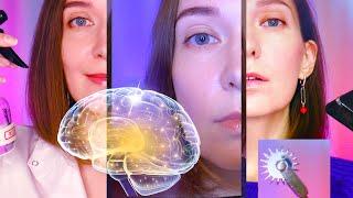 Асмр 3 Невролога 1 час проверка Рефлексов asmr cranial nerve exam