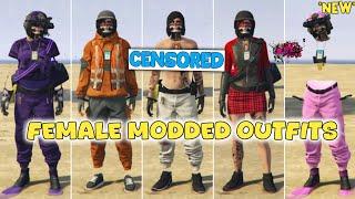 GTA 5 ONLINE - HOW TO GET TRYHARD FEMALE MODDED OUTFITS AFTER PATCH 1.69! (CLOTHING GLITCHES)