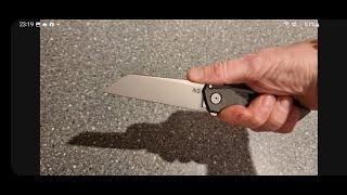 We Knife Mini Buster Flamed